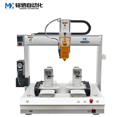 双平台热熔点胶机